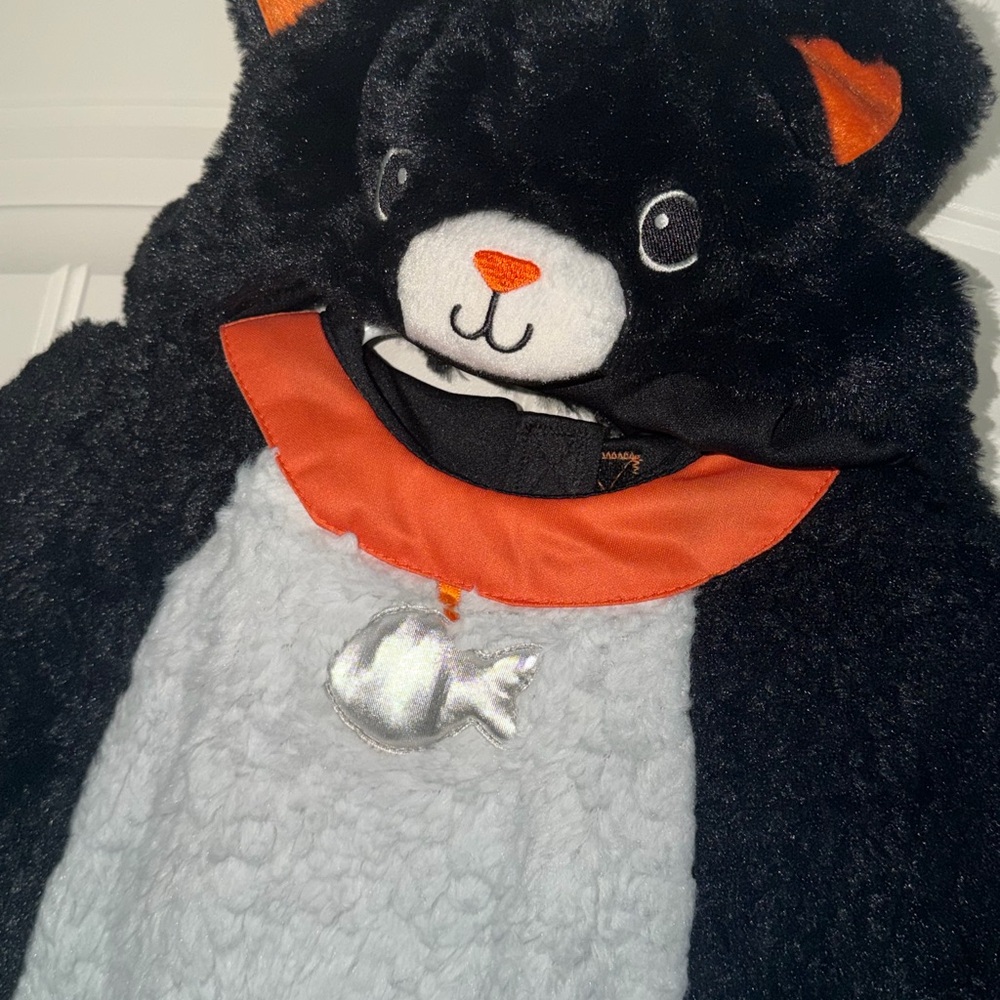 Charming Black and White Cat Costume for Kids - Picture 3 of 5
